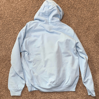 sp5der hoodie sky blue large new with tags