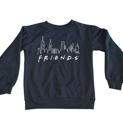 Mad Engine, Friends, television series, youth sweatshirt, black size medium 8