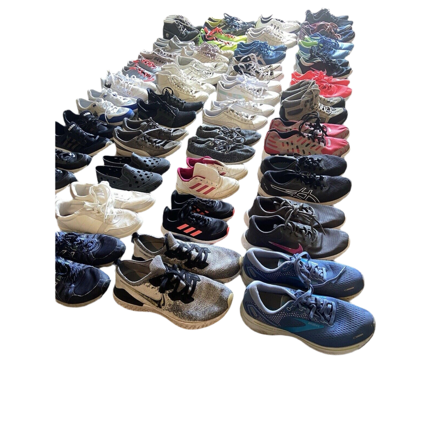 20 Pairs Sneakers Nike Adidas Vans Converse ASICS Puma Wholesale Reseller Lot