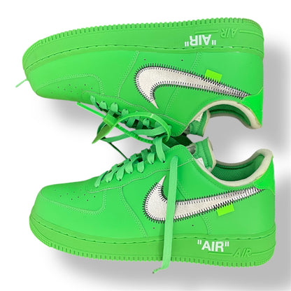 OFF WHITE AIR FORCE 1 GREEN DX1419-300 Size 11 - Pre-loved