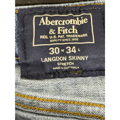 Abercrombie & Fitch Denim Langdon Skinny Jeans W30 L34