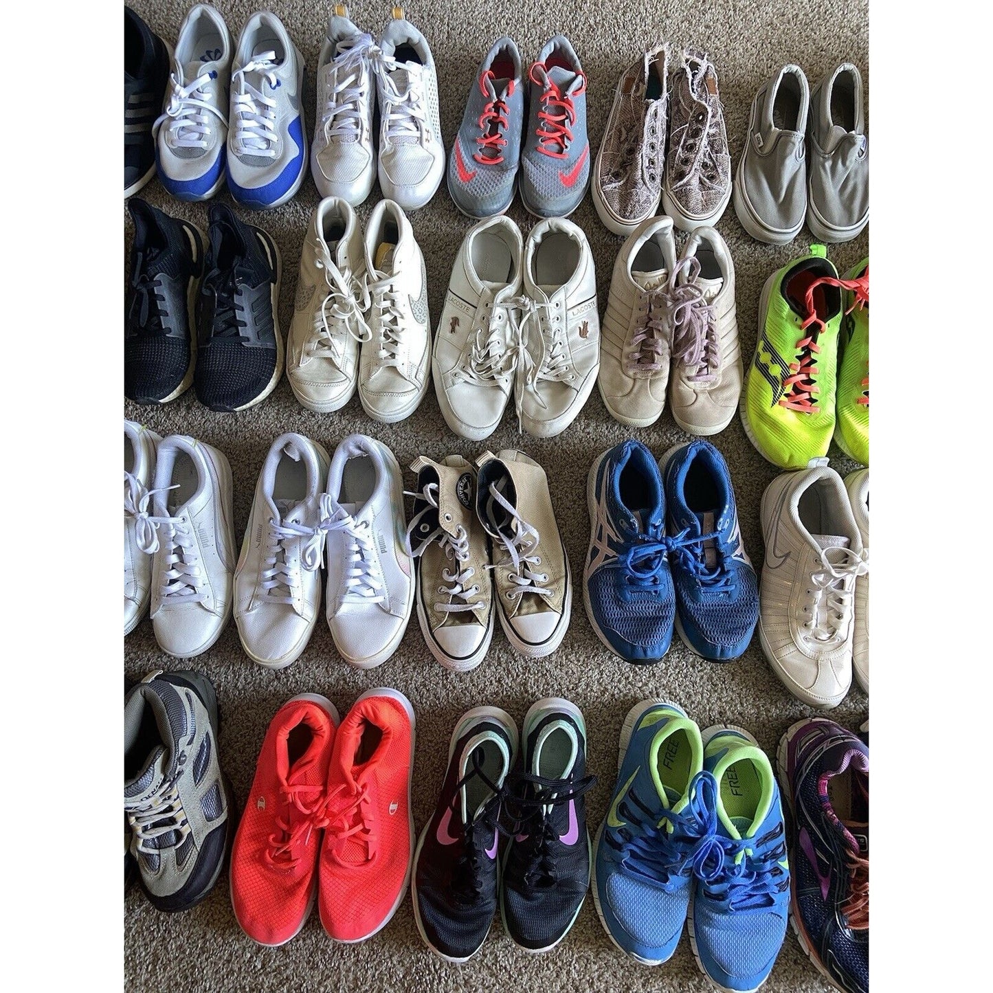 Wholesale Lot 5 Shoes Nike Adidas Vans ASICS Puma Sneakers Cleats Kid Women Men