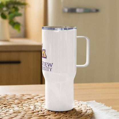 Prairie View A&M HBCU Life TV Travel mug with a handle