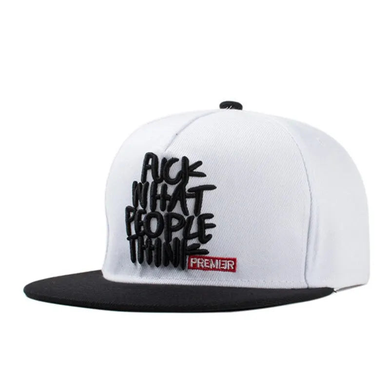 F*** What People Think Embroidery Trucker Caps Cotton Snapback Hat