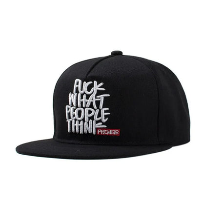 F*** What People Think Embroidery Trucker Caps Cotton Snapback Hat