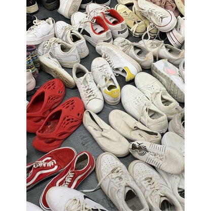 15 Pair Nike Adidas Vans Puma Brooks Gently Used Sneakers Wholesale Mixed Bundle