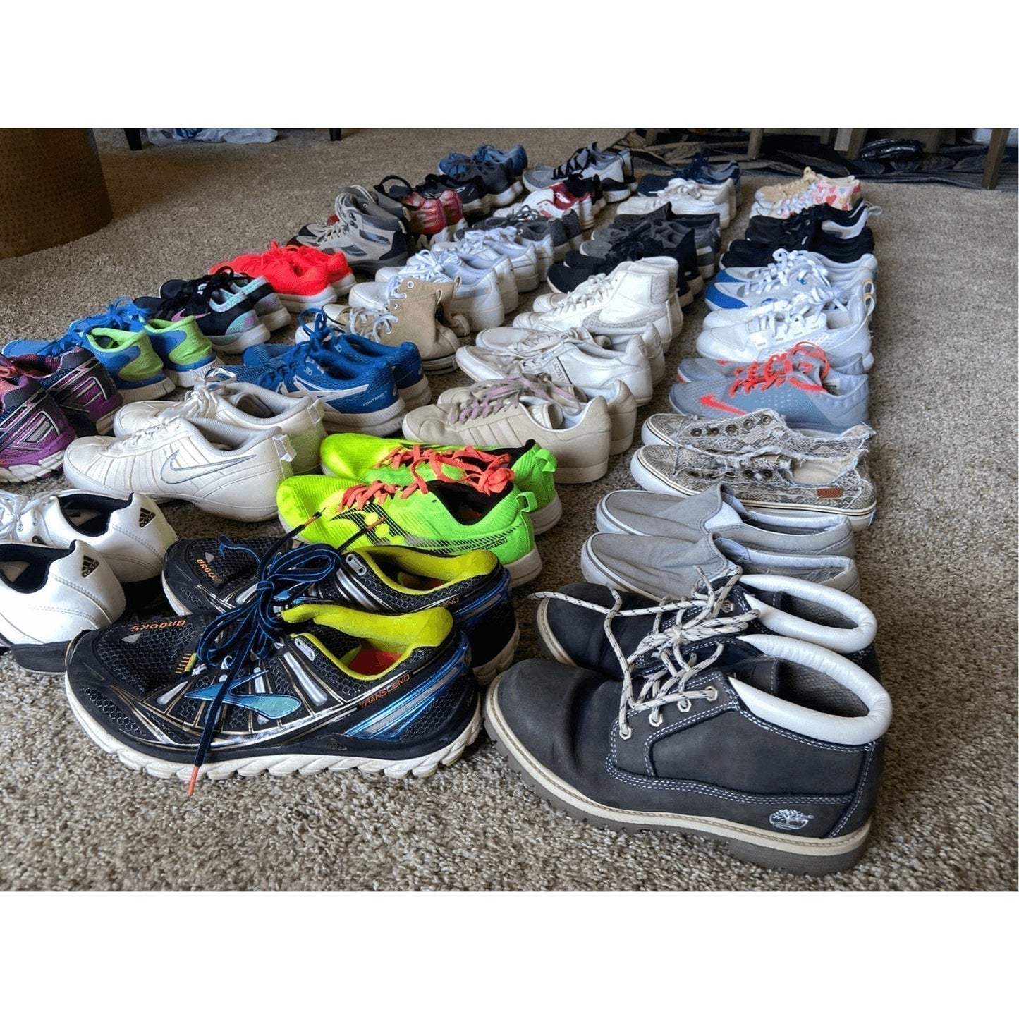 20 Pairs Sneakers Nike Adidas Vans Converse ASICS Puma Wholesale